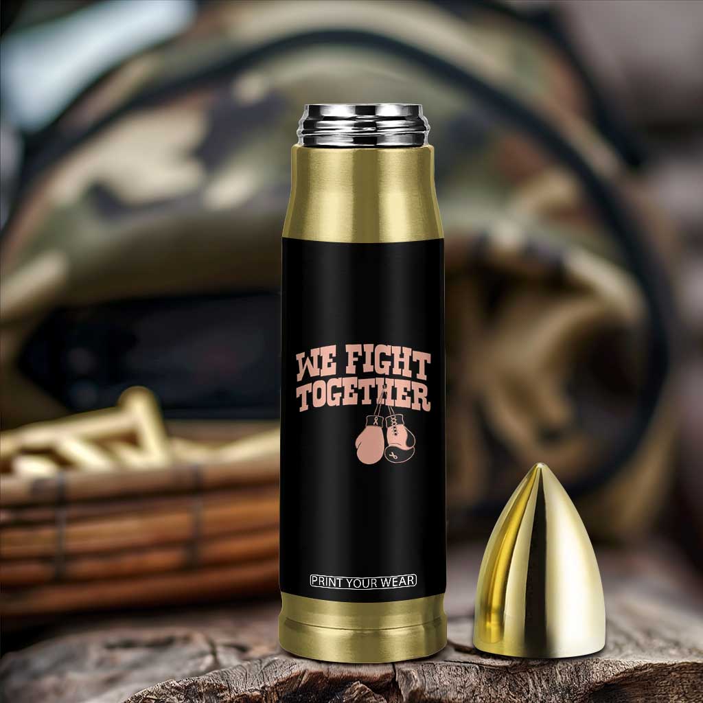 Endometrial Cancer Warrior Bullet Tumbler We Fight Together Boxing Gift
