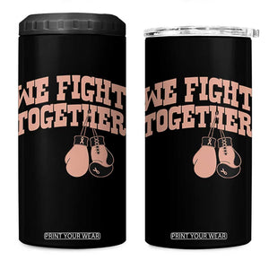 Endometrial Cancer Warrior 4 in 1 Can Cooler Tumbler We Fight Together Boxing Gift