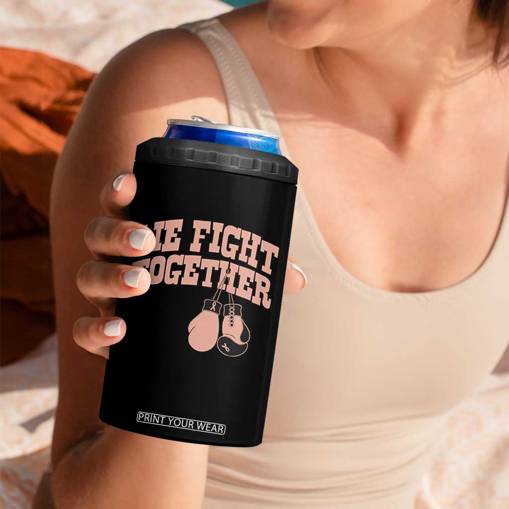 Endometrial Cancer Warrior 4 in 1 Can Cooler Tumbler We Fight Together Boxing Gift