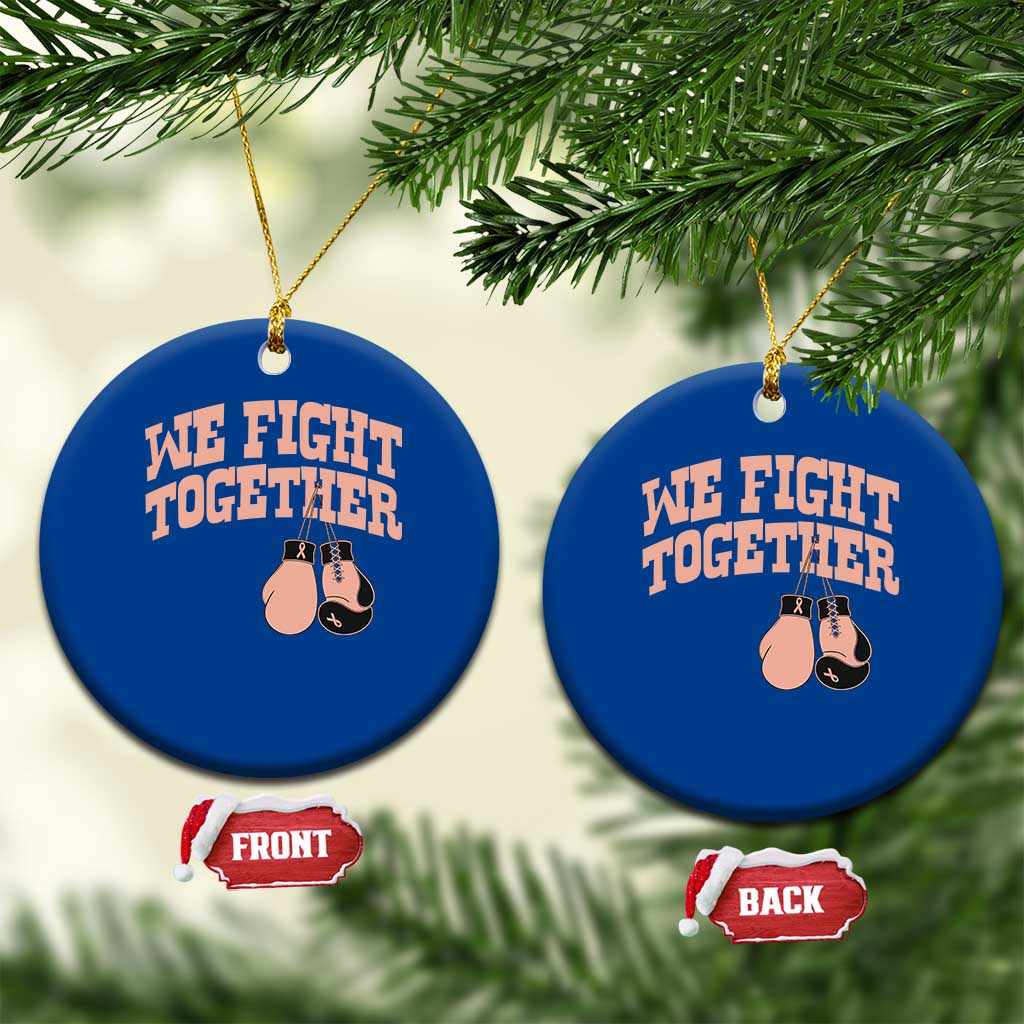 Endometrial Cancer Warrior Ceramic Ornament We Fight Together Boxing Gift