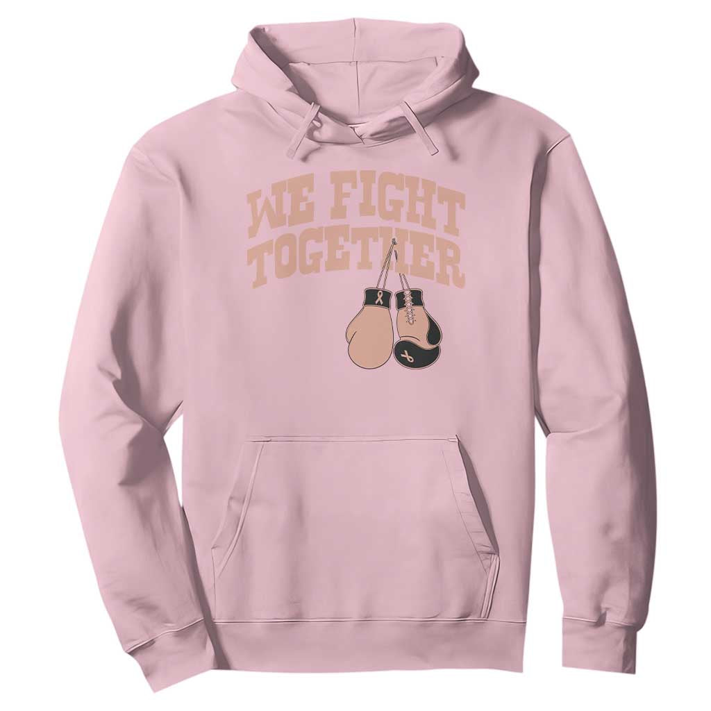 Endometrial Cancer Warrior Hoodie We Fight Together Boxing Gift