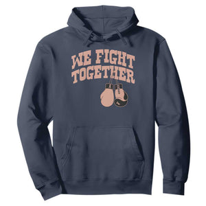Endometrial Cancer Warrior Hoodie We Fight Together Boxing Gift