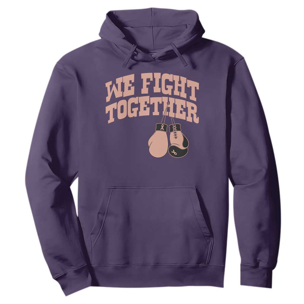 Endometrial Cancer Warrior Hoodie We Fight Together Boxing Gift
