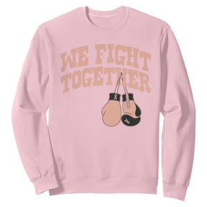 Endometrial Cancer Warrior Sweatshirt We Fight Together Boxing Gift
