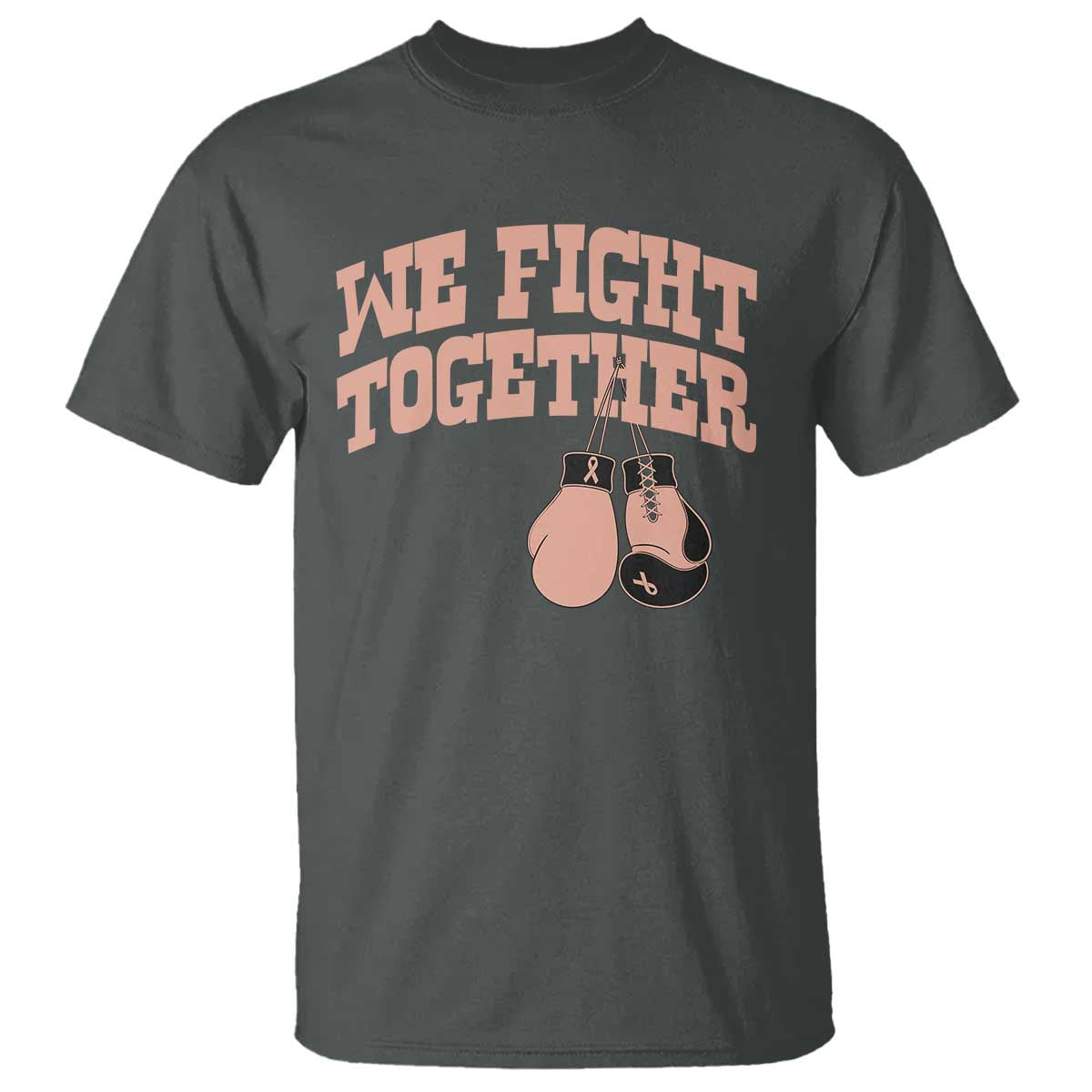 Endometrial Cancer Warrior T Shirt We Fight Together Boxing Gift