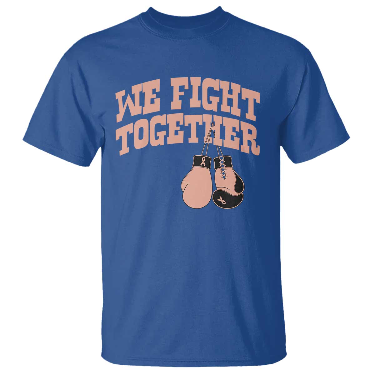 Endometrial Cancer Warrior T Shirt We Fight Together Boxing Gift