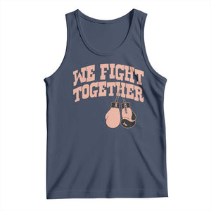 Endometrial Cancer Warrior Tank Top We Fight Together Boxing Gift