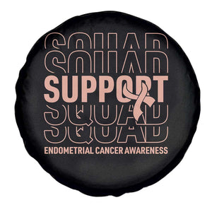 Endometrial Cancer Awareness Spare Tire Cover Support Squad Ribbon Warrior
