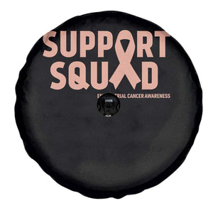 Endometrial Cancer Awareness Spare Tire Cover Support Squad Warrior Gift