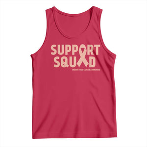 Endometrial Cancer Awareness Tank Top Support Squad Warrior Gift