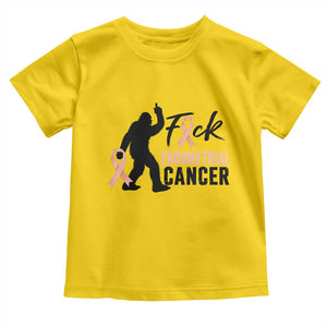 Funny Bigfoot Fuck Endometrial Cancer Awareness Gift Toddler T Shirt