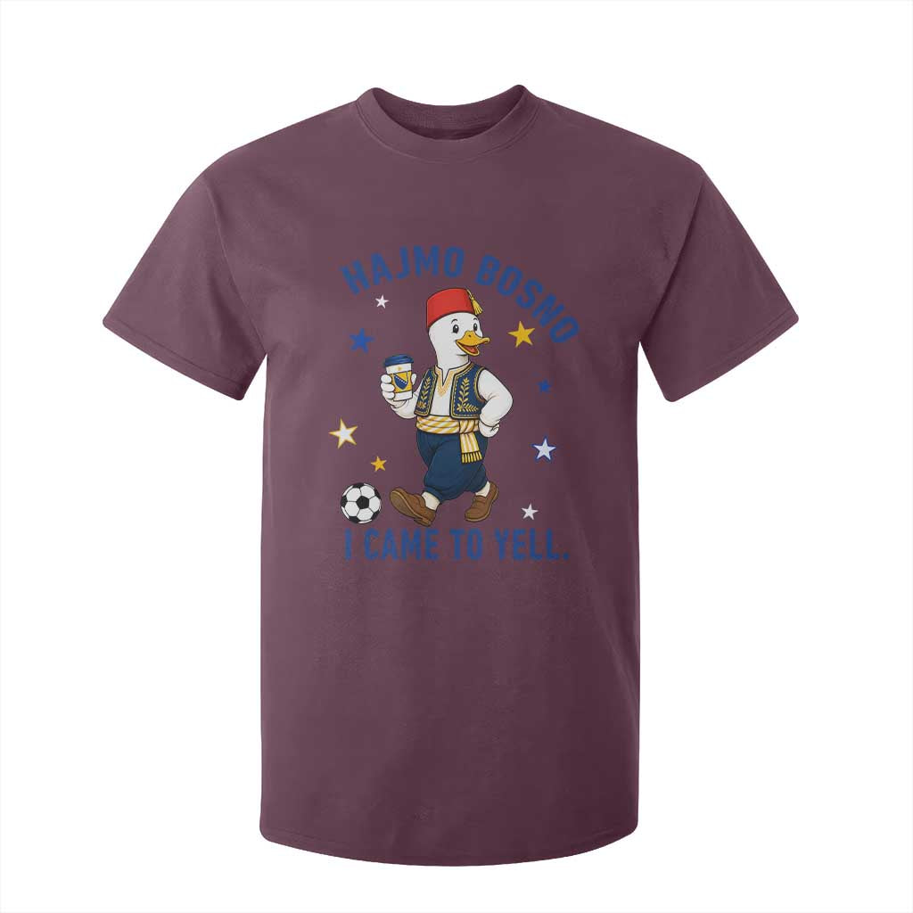 Hajmo Bosno I Came To Yell T Shirt For Kid Funny Bosnia Goose Game Day Gift