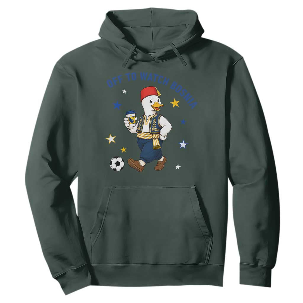 Off To Watch Bosnia Hoodie Funny Goose Fudbal Fan Gift