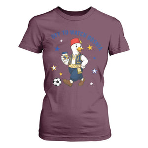 Off To Watch Bosnia T Shirt For Women Funny Goose Fudbal Fan Gift