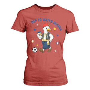 Off To Watch Bosnia T Shirt For Women Funny Goose Fudbal Fan Gift