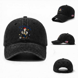 Off To Watch Bosnia Washed Cotton Baseball Cap Funny Goose Fudbal Fan Gift