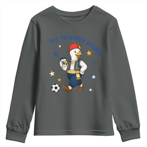 Off To Watch Bosnia Youth Sweatshirt Funny Goose Fudbal Fan Gift