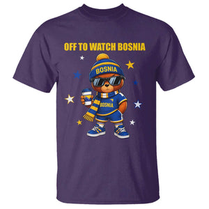 Bosnian Teddy Bear Fudbal Fan T Shirt Off To Watch Bosnia
