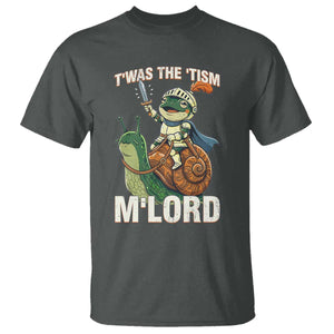 Funny Medieval Knight Frog Meme With Sword T Shirt Twas The Tism MLord