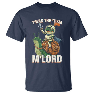 Funny Medieval Knight Frog Meme With Sword T Shirt Twas The Tism MLord