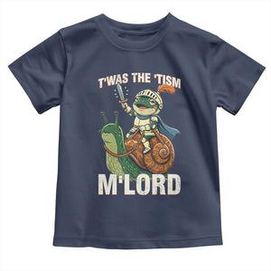 Funny Medieval Knight Frog Meme With Sword Toddler T Shirt Twas The Tism MLord