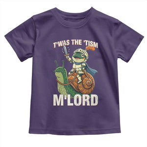 Funny Medieval Knight Frog Meme With Sword Toddler T Shirt Twas The Tism MLord