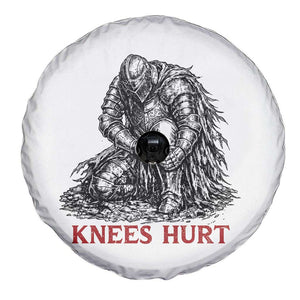 Funny Knees Hurt Medieval Knight Spare Tire Cover Dark Fantasy Sword Warrior Humor