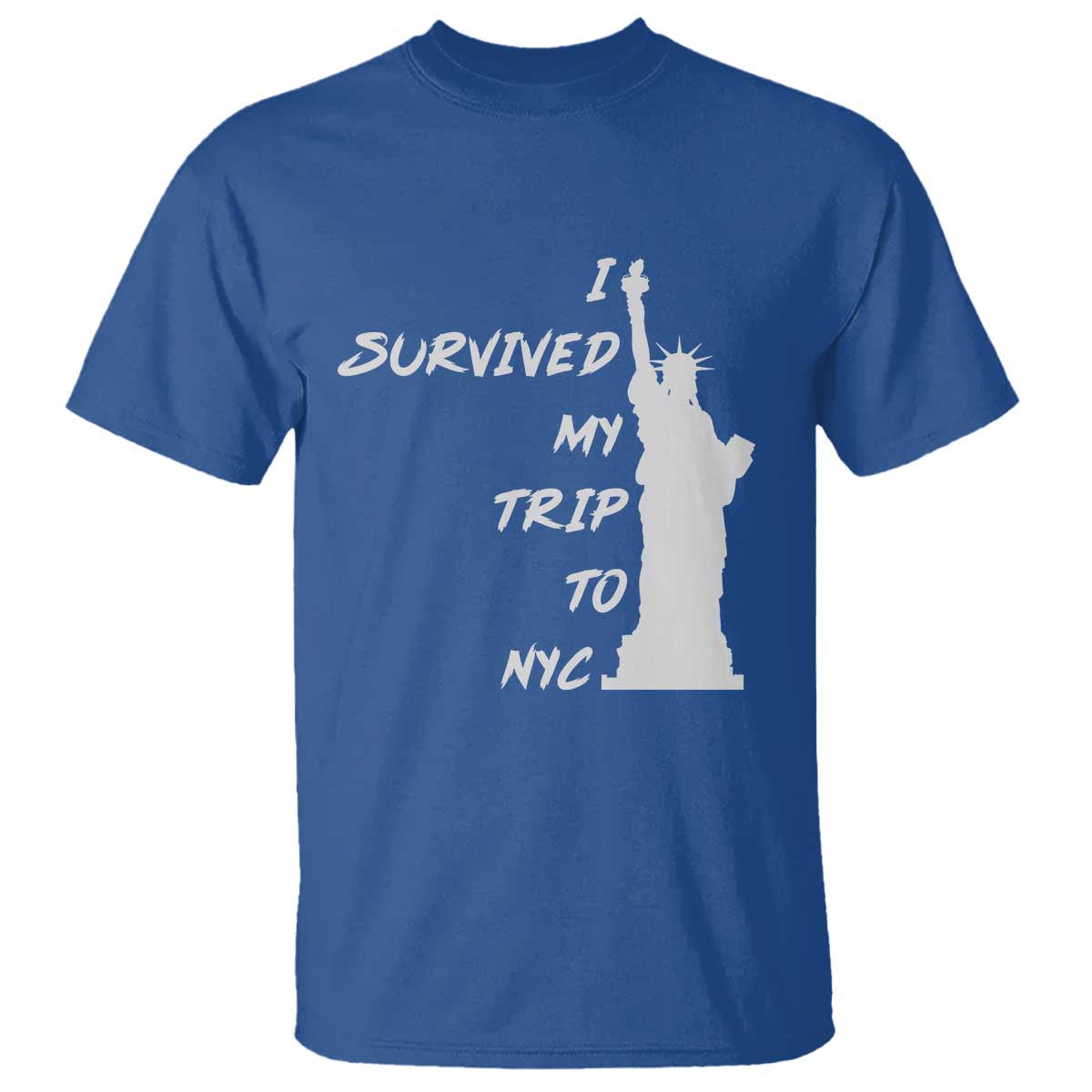 Funny New York City Travel Graphic T Shirt I Survived My Trip To NYC