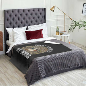 Duck Hunting Gift Throw Blanket Easily Distracted By Ducks TS12 Print Your Wear
