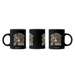 Duck Hunting Gift Coffee Mug Easily Distracted By Ducks TS12 Print Your Wear