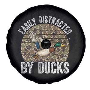 Duck Hunting Gift Spare Tire Cover Easily Distracted By Ducks TS12 Print Your Wear