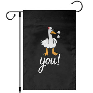 Funny Sarcastic Duck You Garden Flag Farm Animal Gift TS12 Black Print Your Wear