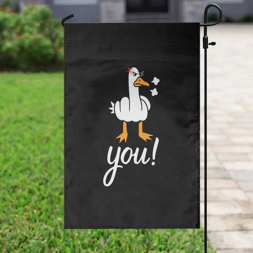 Funny Sarcastic Duck You Garden Flag Farm Animal Gift TS12 Print Your Wear