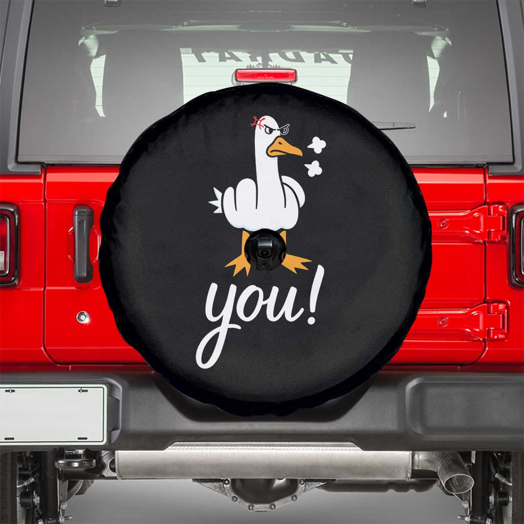 Funny Sarcastic Duck You Spare Tire Cover Farm Animal Gift TS12 Black Print Your Wear