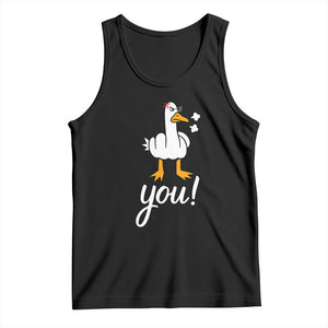 Funny Sarcastic Duck You Tank Top Farm Animal Gift TS12 Black Print Your Wear
