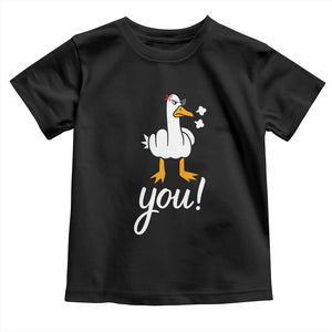 Funny Sarcastic Duck You Toddler T Shirt Farm Animal Gift TS12 Black Print Your Wear