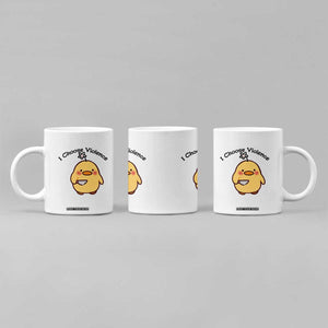 I Choose Violence Coffee Mug Funny Duck With Knife Gift TS12 Print Your Wear
