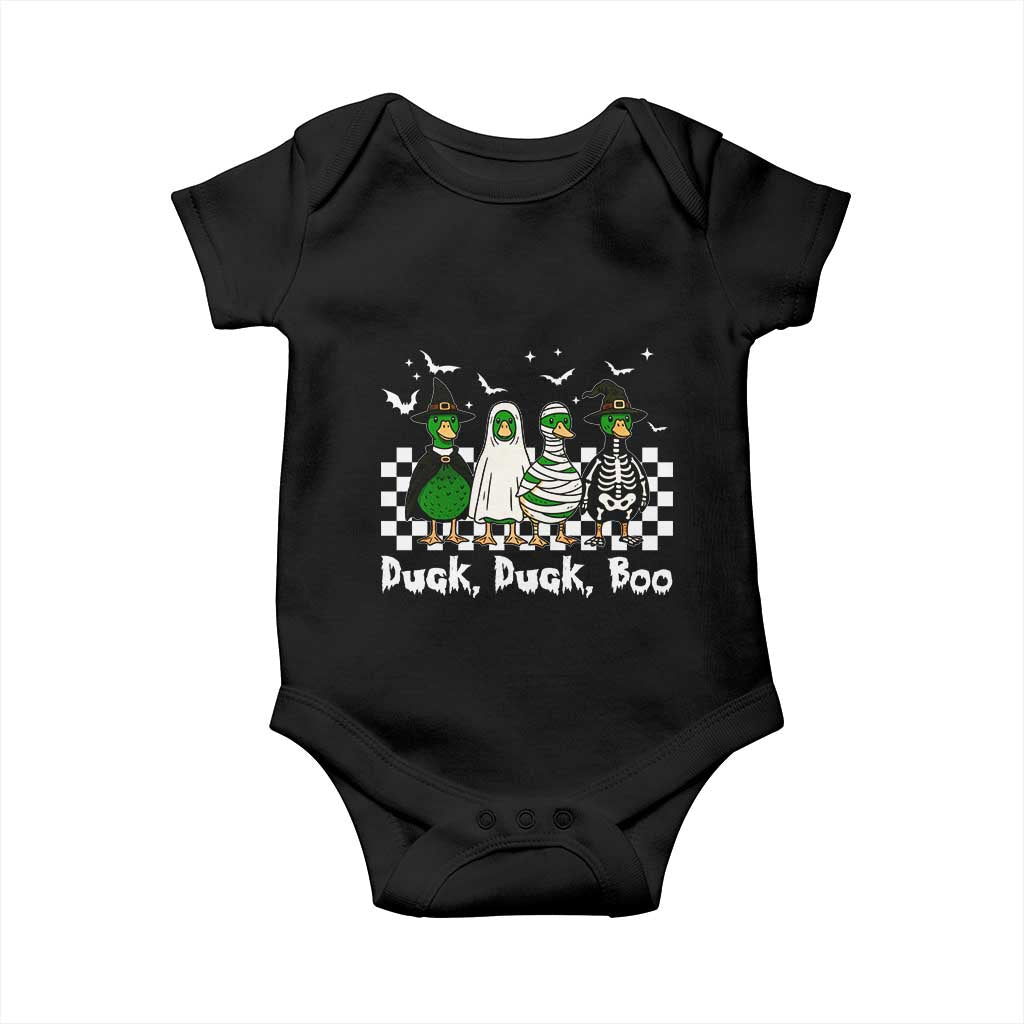Halloween Duck Duck Boo Baby Onesie Funny Spooky Gift TS12 Black Print Your Wear