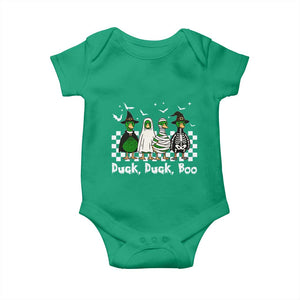 Halloween Duck Duck Boo Baby Onesie Funny Spooky Gift TS12 Irish Green Print Your Wear