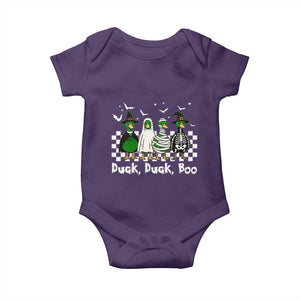Halloween Duck Duck Boo Baby Onesie Funny Spooky Gift TS12 Purple Print Your Wear