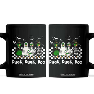 Halloween Duck Duck Boo Coffee Mug Funny Spooky Gift TS12 Black Print Your Wear