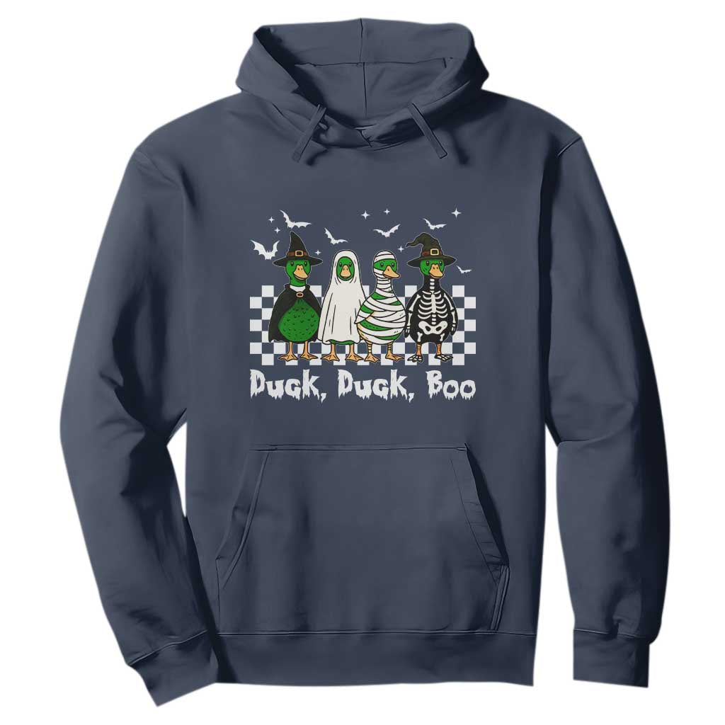 Halloween Duck Duck Boo Hoodie Funny Spooky Gift TS12 Navy Print Your Wear