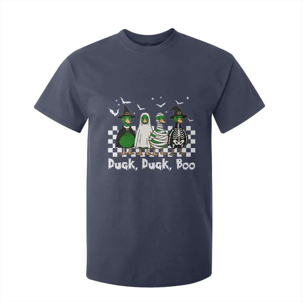 Halloween Duck Duck Boo T Shirt For Kid Funny Spooky Gift TS12 Navy Print Your Wear