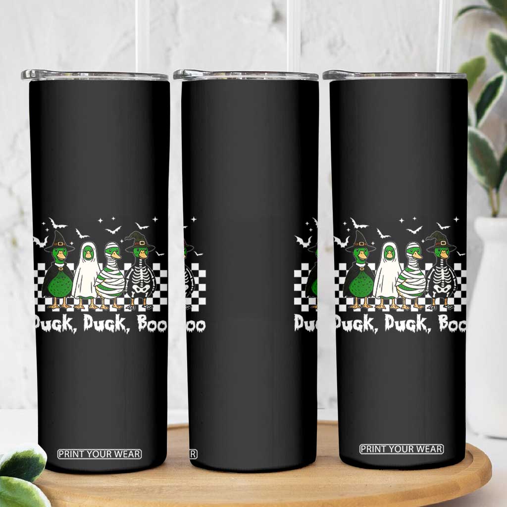 Halloween Duck Duck Boo Skinny Tumbler Funny Spooky Gift TS12 Print Your Wear