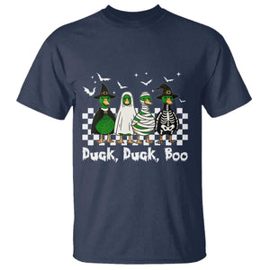Halloween Duck Duck Boo T Shirt Funny Spooky Gift TS12 Navy Print Your Wear