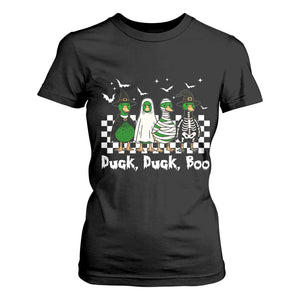 Halloween Duck Duck Boo T Shirt For Women Funny Spooky Gift TS12 Black Print Your Wear