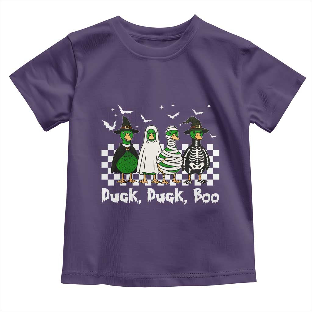 Halloween Duck Duck Boo Toddler T Shirt Funny Spooky Gift TS12 Purple Print Your Wear