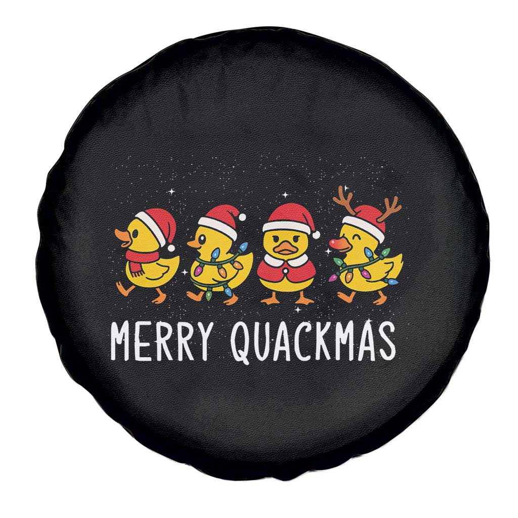 Funny Christmas Duck Spare Tire Cover Merry Quackmas Gift TS12 Print Your Wear