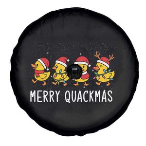 Funny Christmas Duck Spare Tire Cover Merry Quackmas Gift TS12 Print Your Wear