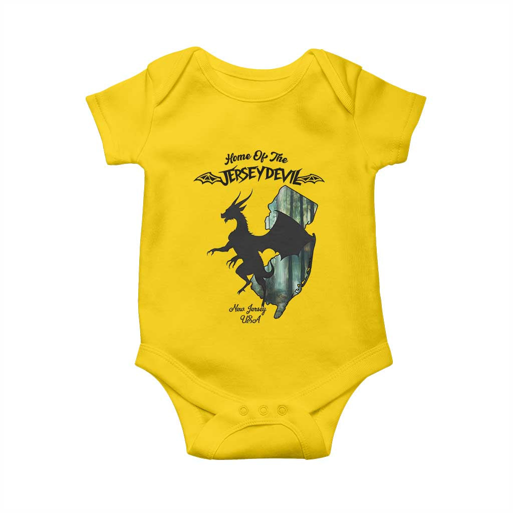 Home Of The Jersey Devil Baby Onesie Cryptid Gift TS12 Daisy Print Your Wear